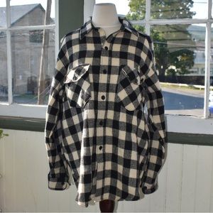 Vintage Made in U.S.A L.L Bean wool flannel
